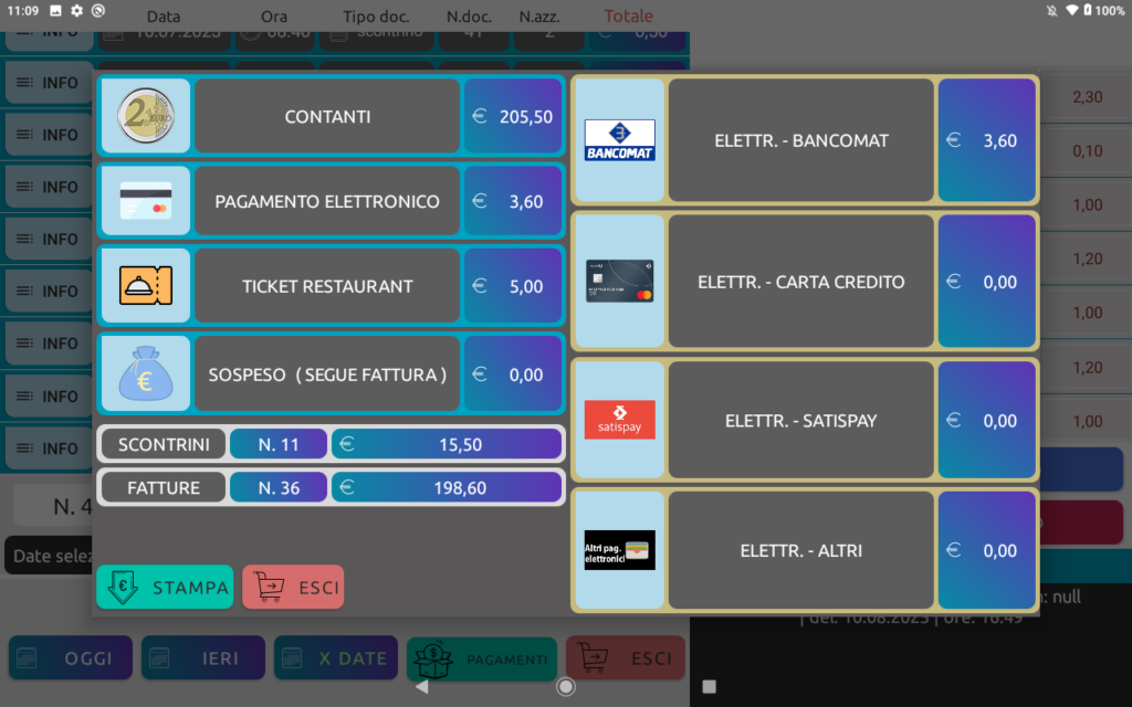 Registratore di cassa Touch Screen TELEMATICO